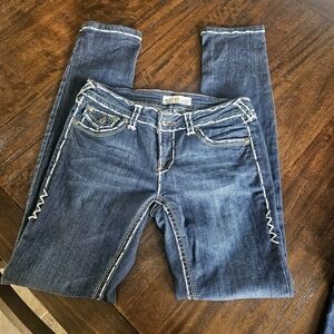 Miss Chic Jeans Women's Skinny Jeans - Dark Blue